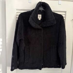 Billabong Cozy Days Sherpa Jacket – Black (Size Small)